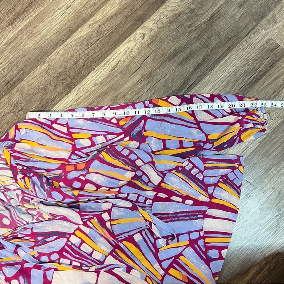 Marieβ Oliver EUC 100% Silk Long Sleeve Blouse Size S - Picture 7 of 8